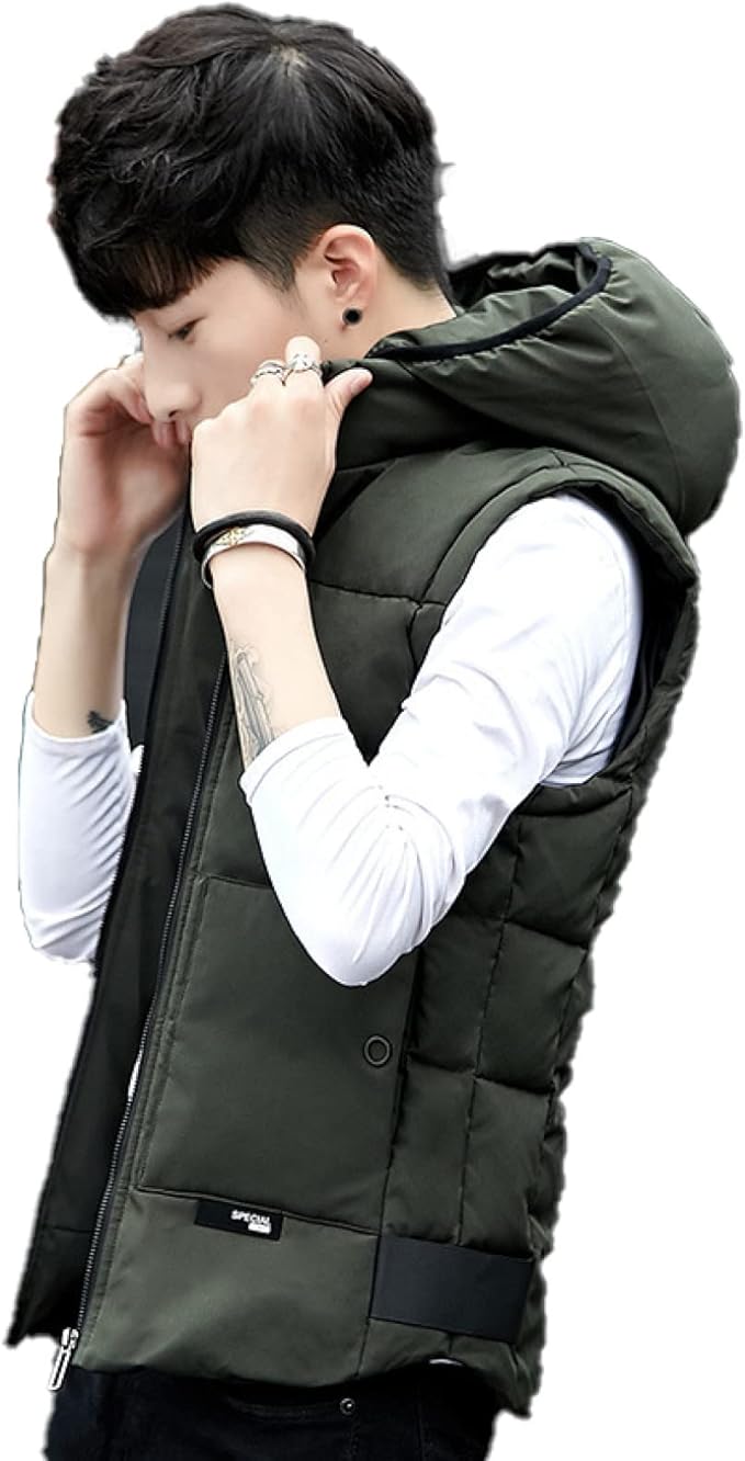 Amazon ダウンベスト メンズ 大きいサイズ 軽量 防寒 暖かい 厚手 ライトダウンベスト 中綿 ベスト フード付き 保温 暖かい メンズダウンベスト 綿いりベスト 軽い 撥水 暖か カジュアル アウター 秋冬 通勤 通学 クリスマス プレゼント ベスト 通販