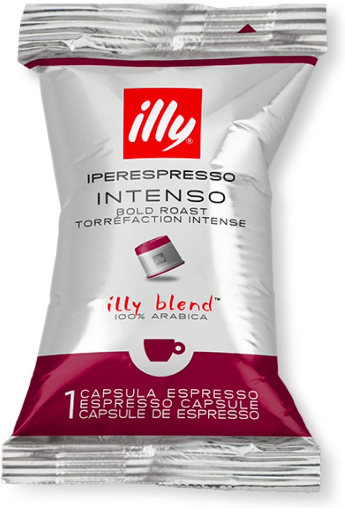 Coffee - iperEspresso Capsules - Coffee Pods - Intenso Dark Roast - 100% Arabica Coffee Beans - for Espresso and Cappuccino - Compatible - 6 x 18 Pods