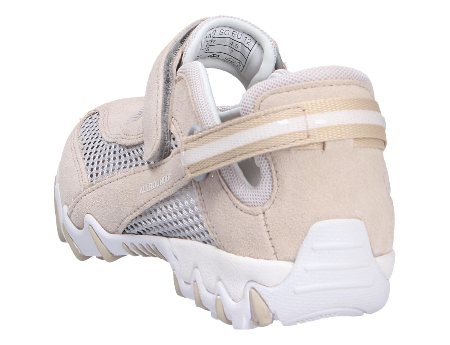Allrounder GEMÜTLICH Hausschuh SPORTLICH Frauen NIRO Nubuck-REJLLA BEIGE