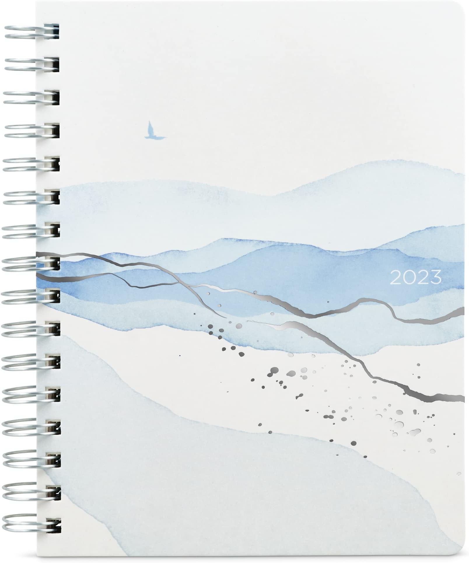 Smart Panda 2023 Diary A5 - Week to View Dated Planner, Blue - Weekly, Monthly and Annual Pages - Nov 2022 to Dec 2023