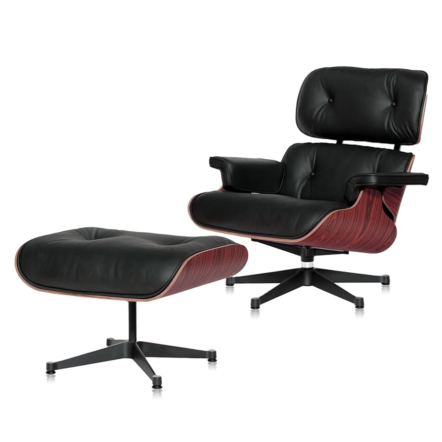 本革製ラウンジチェア　オットマン付き Amazon｜Bauhaus バウハウス ラウンジチェア オットマン付き