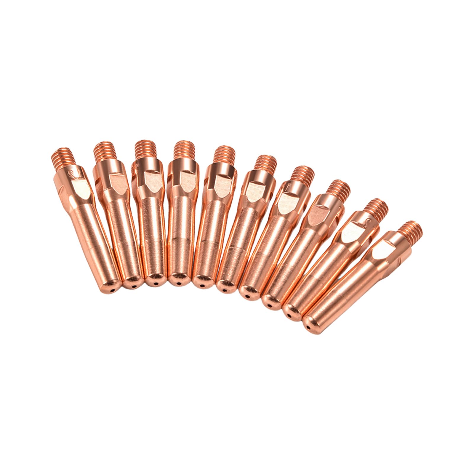 Set 10 Punte Per Saldatore In Rame - Diffusori 0.8/1/1.2mm Per Riparazioni E Lavori Di Precisione - Foto 3