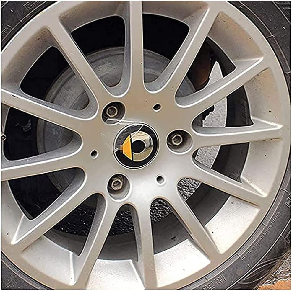4 Coprimozzi In ABS Per Smart Fortwo 451/453 (W453) 2016-2024 – Impermeabili, Antipolvere E Antigraffio, 60 Mm