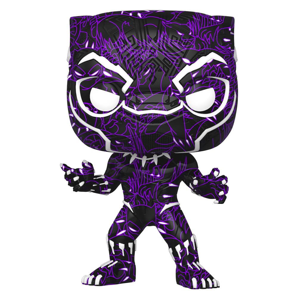 FUNKO POP ART SERIES ブラックパンサー マーベル Funko Pop! Art Series: Marvel - Black Panther #70 | Amazon.com.br