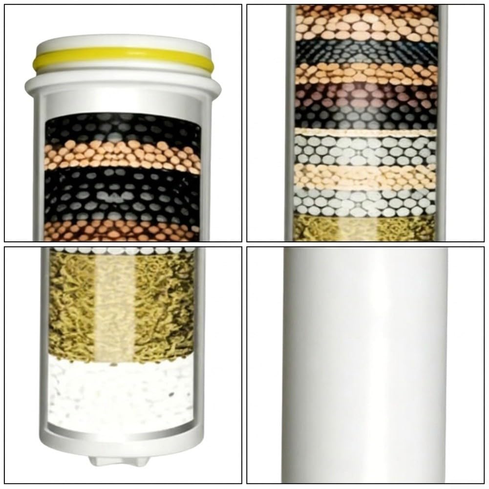 Cartuchos para filtro para ducha 25 Etapas para elimina para cloro 3 Pack(5 Pack)