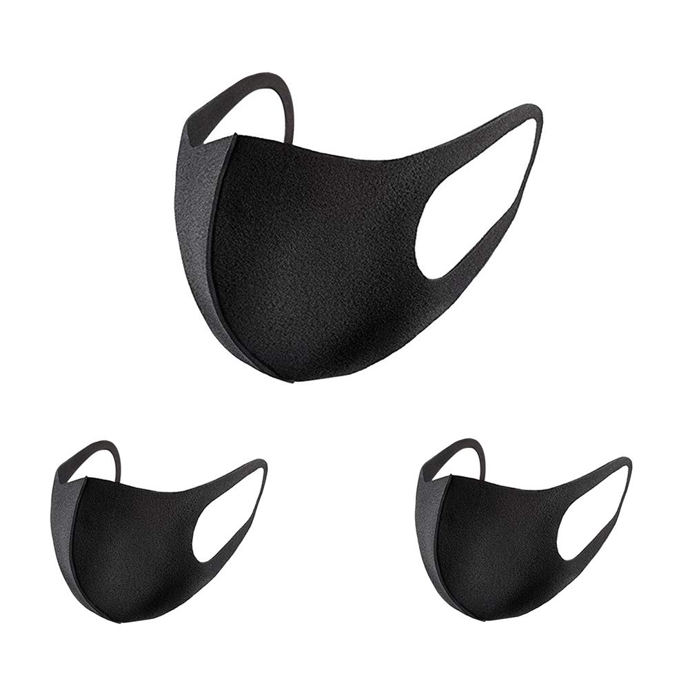 3 PCS Face Shield,Unisex Mouth Cover-Full Face Anti Dust Cover -Washable, Reusable