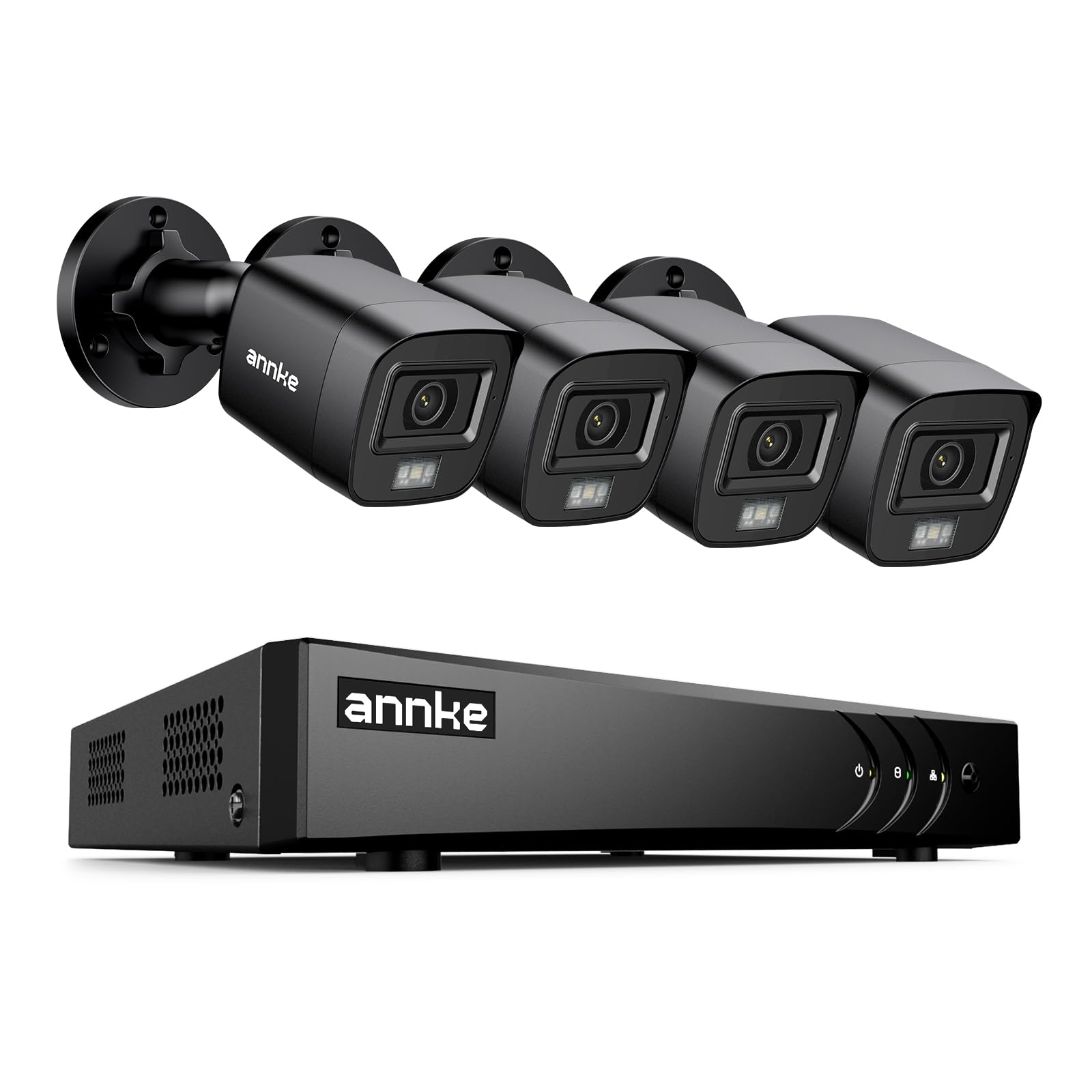 ANNKE 8CH 3K Lite Wired Security Camera System, 4 x 2MP CCTV Outdoor Camera