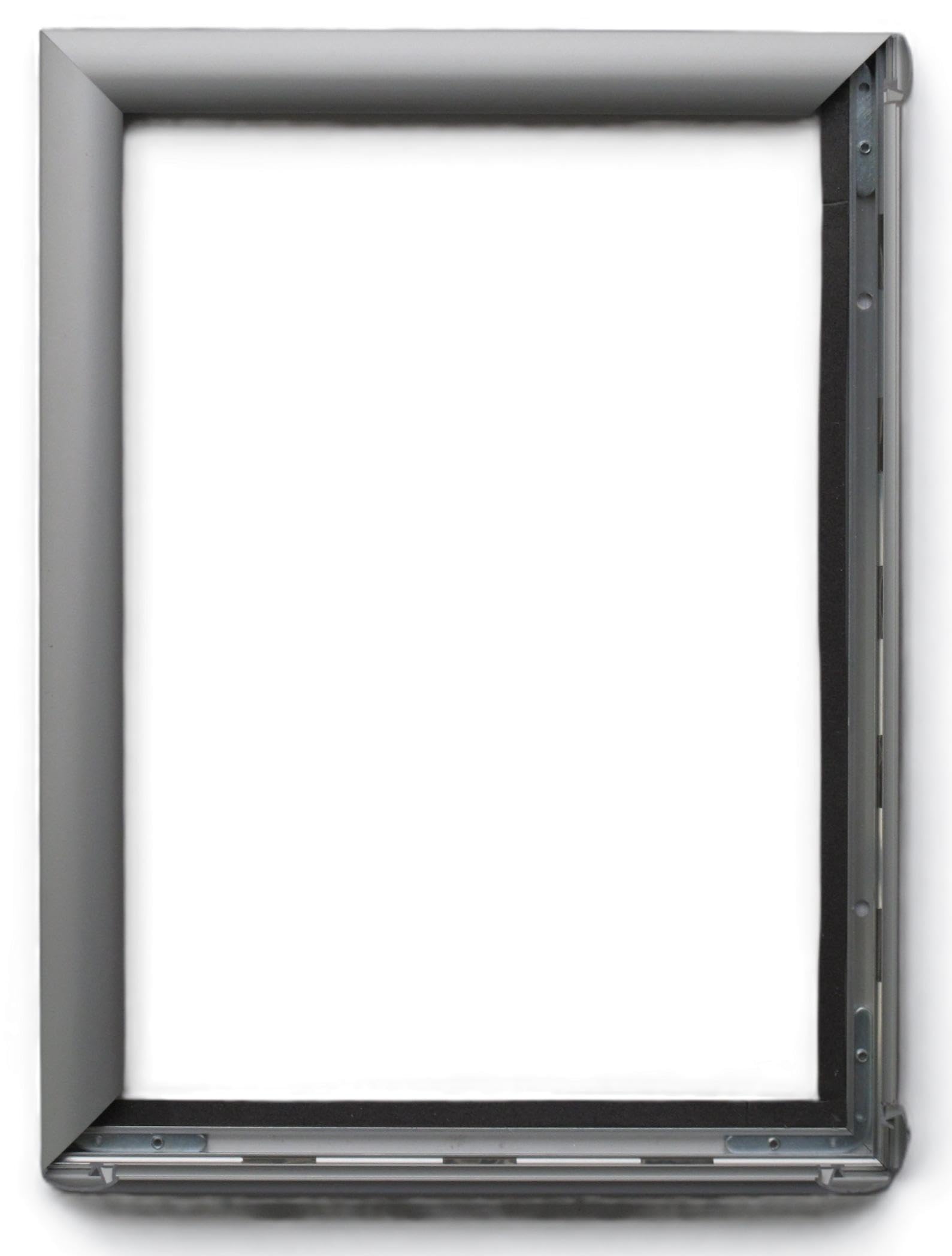Stewart Superior A4 wodoodporna aluminiowa 4-stronna 25 mm przednia ramka do obrazu/plakatu – srebrna