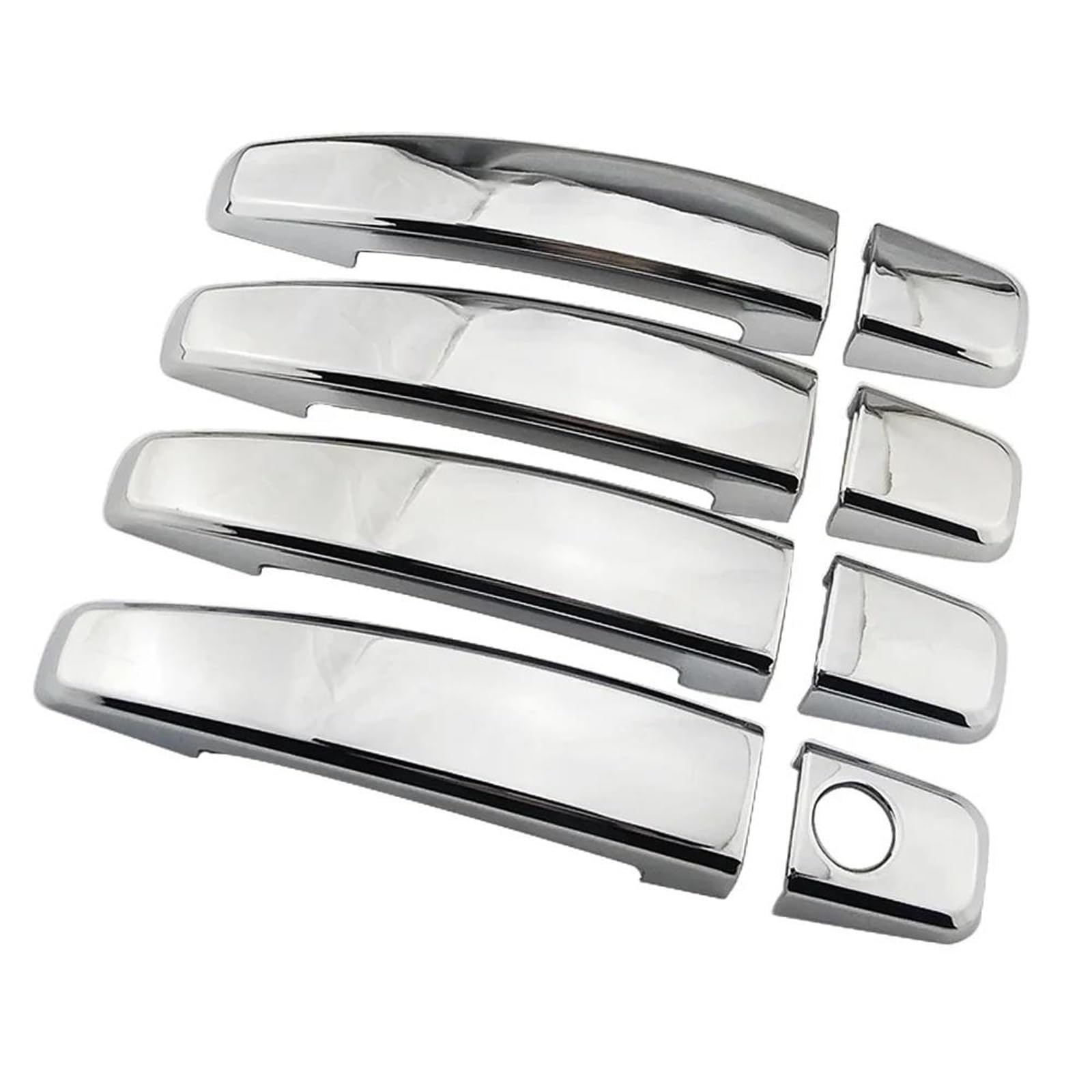 YESKIT Door Handle Cover Decoration Protection Sticker for Opel for Astra H J 2004-2015(Chrome Color)