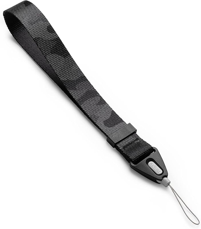 Correa de mano [correa de muñeca para teléfono] diseñada para correa de cámara y correa de teléfono, cordón universal ajustable y resistente compatible con cámara y funda de teléfono, color negro camuflaje