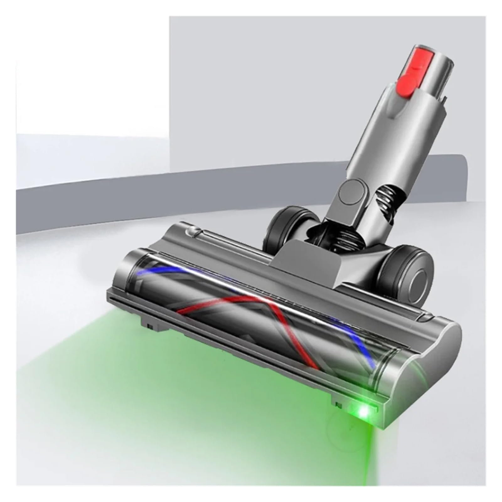 A47T Direct Drive Bürstenkopf, Kompatibel For Dyson, V10 Slim V12 Slim Staubsaugeraufsatz Mit LED-Stauberkennung For Teppichbodenreinigung