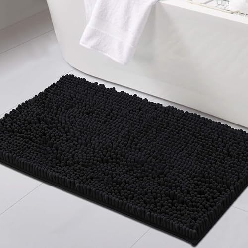 Miniatura 30 de H.VERSAILTEX Alfombras de Baño Tapete de Baño Alfombras de Baño Tapetes de Baño para Baño Antideslizante Extra Grueso Rebotante Suave Chenille