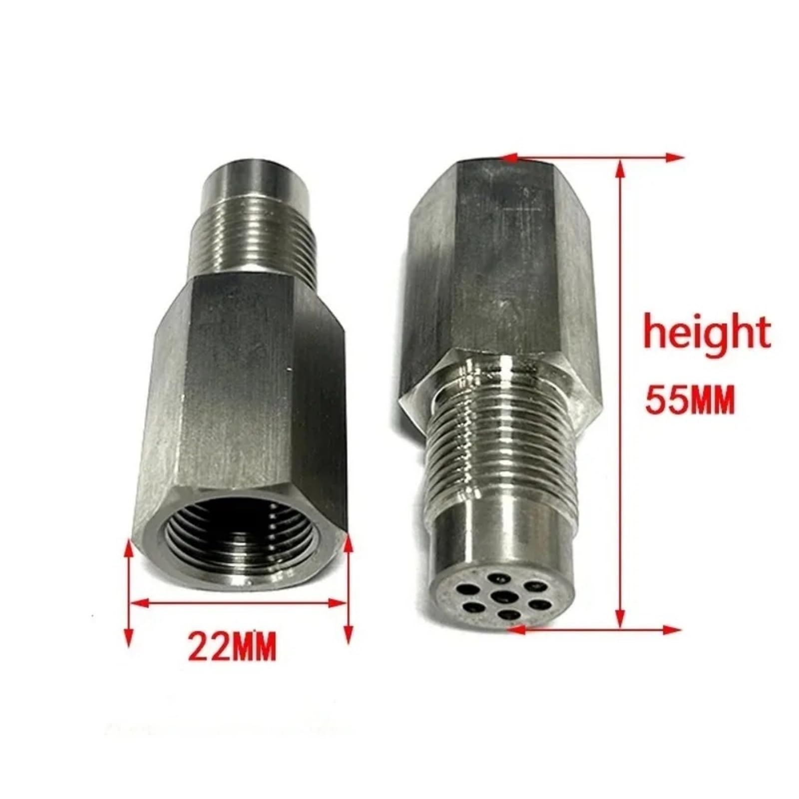 czujnik tlenu SS025 Korek czujnika tlenu Usterka samochodu Adapter osłony lampy M18*1,5 MiniKatalityczny tlen lambda