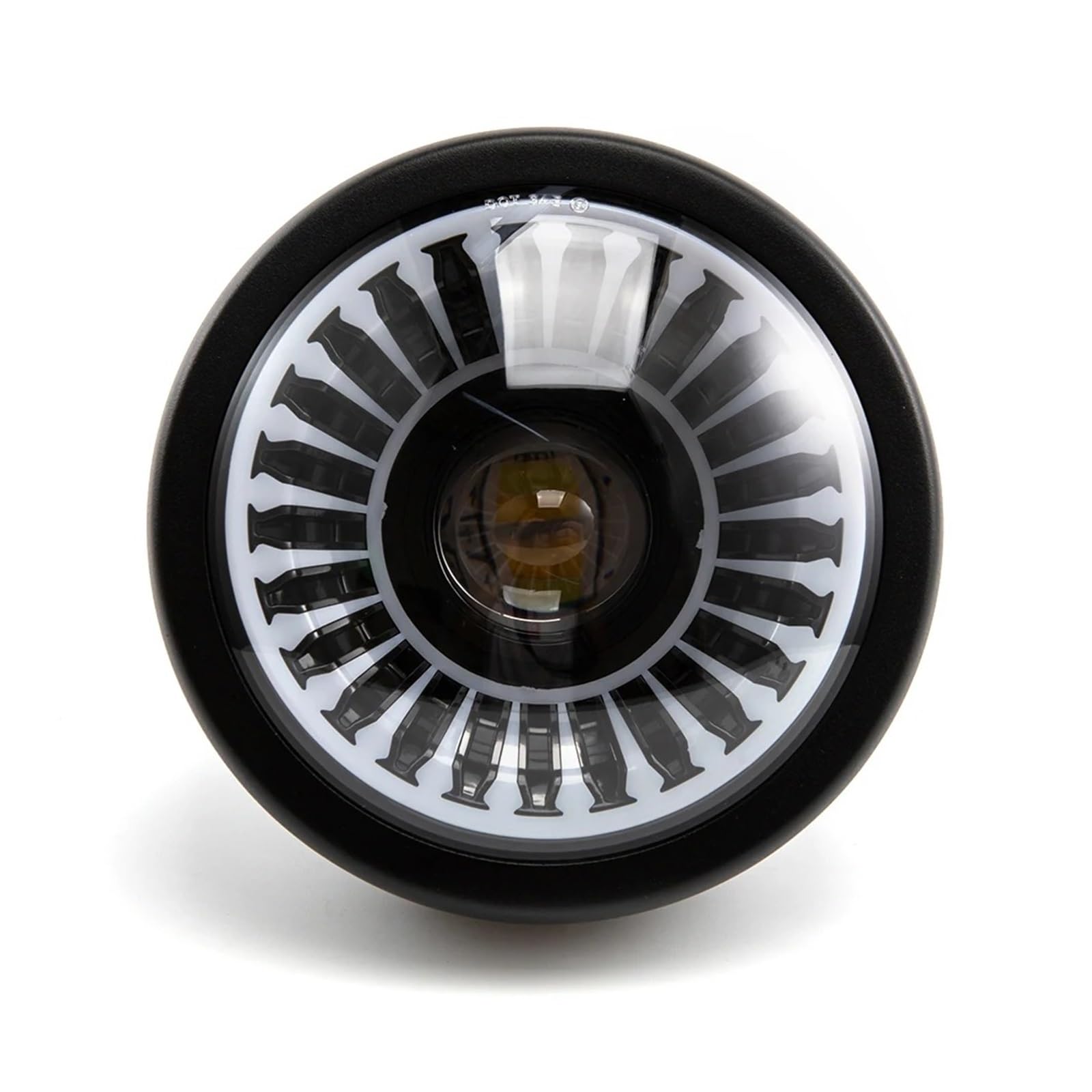 Lampada per arresto moto Faro Anteriore Universale A LED RGB Da Fari Fendinebbia Abbaglianti E Anabbaglianti Rotondo Per Halo DRL Fanale posteriore con frecce(MTCD1241)