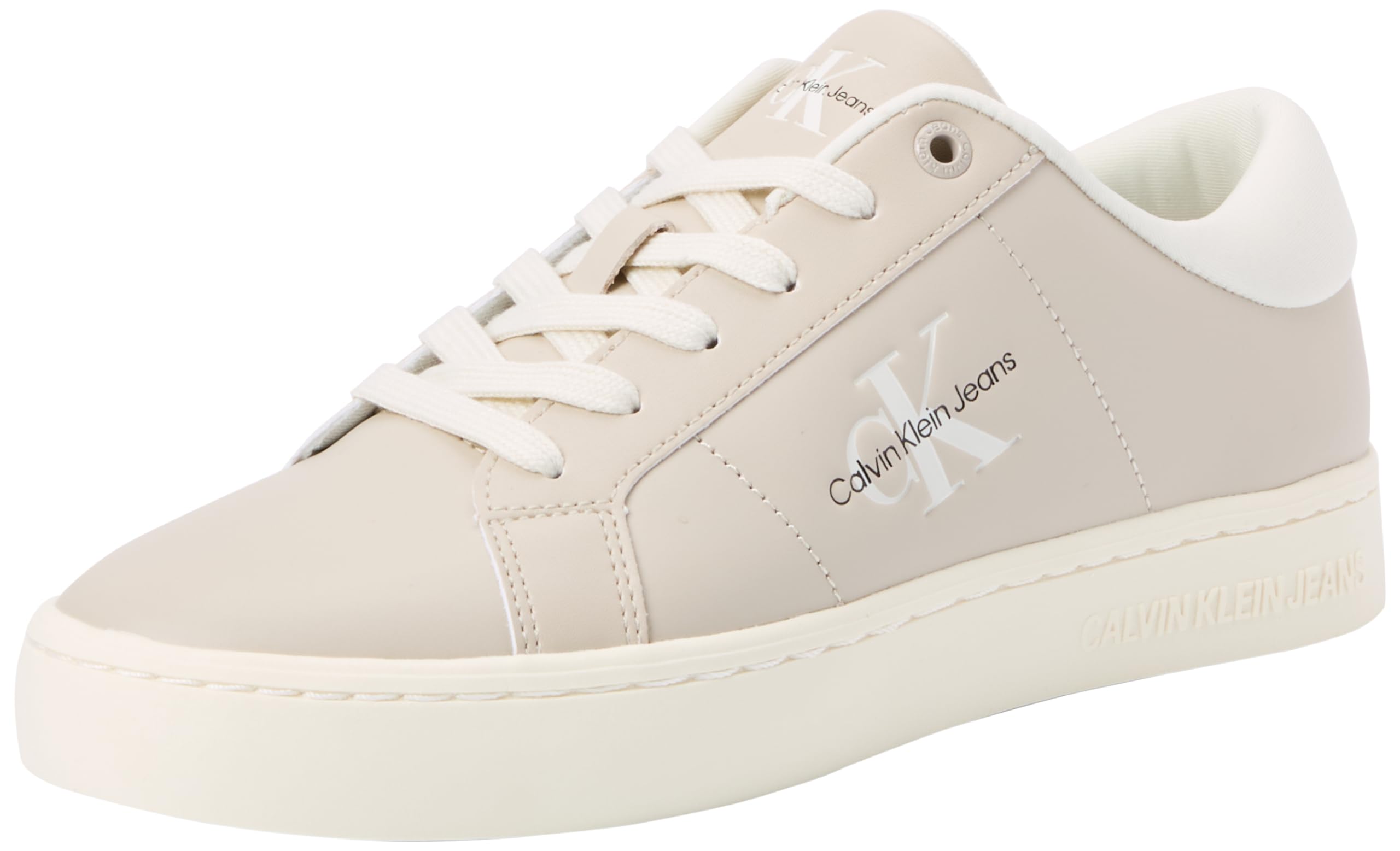 Calvin Klein Jeans Classic Cupsole Lowlaceup LTH Wn Yw0yw01444, Zapatillas Deportivas Mujer