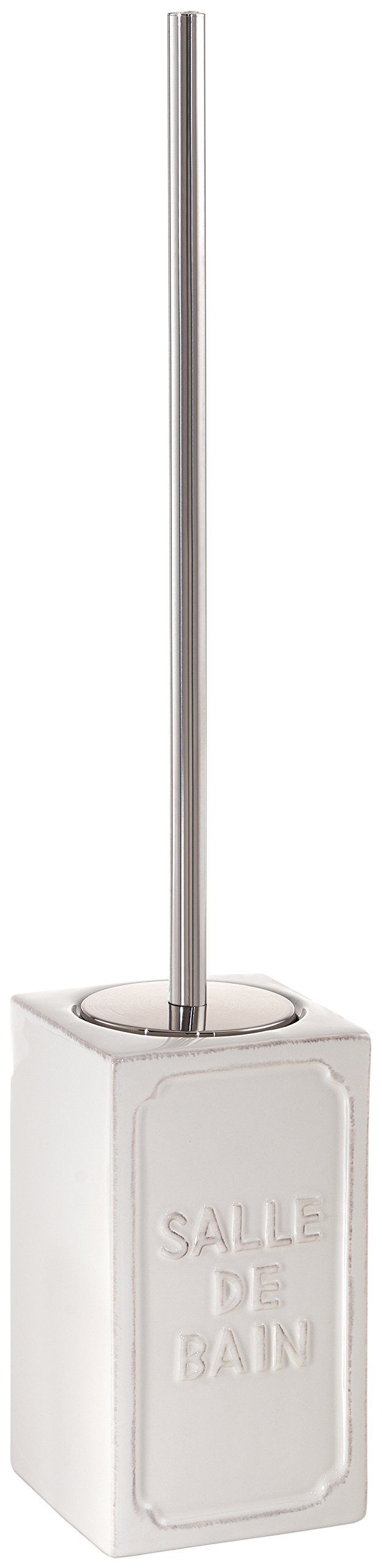 Gedy Vivienne Floor Brush, Ceramic, White, One Size