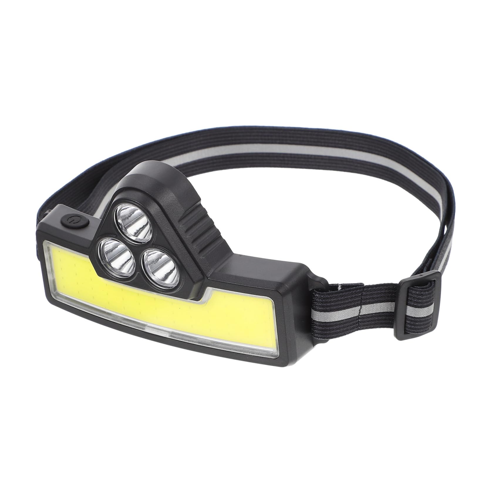 Milisten Lampada Frontale Ricarica Usb Per Pesca Lampada Frontale in Plastica Per Corsa Notturna Attrezzatura Da Corsa Leggera e Comoda