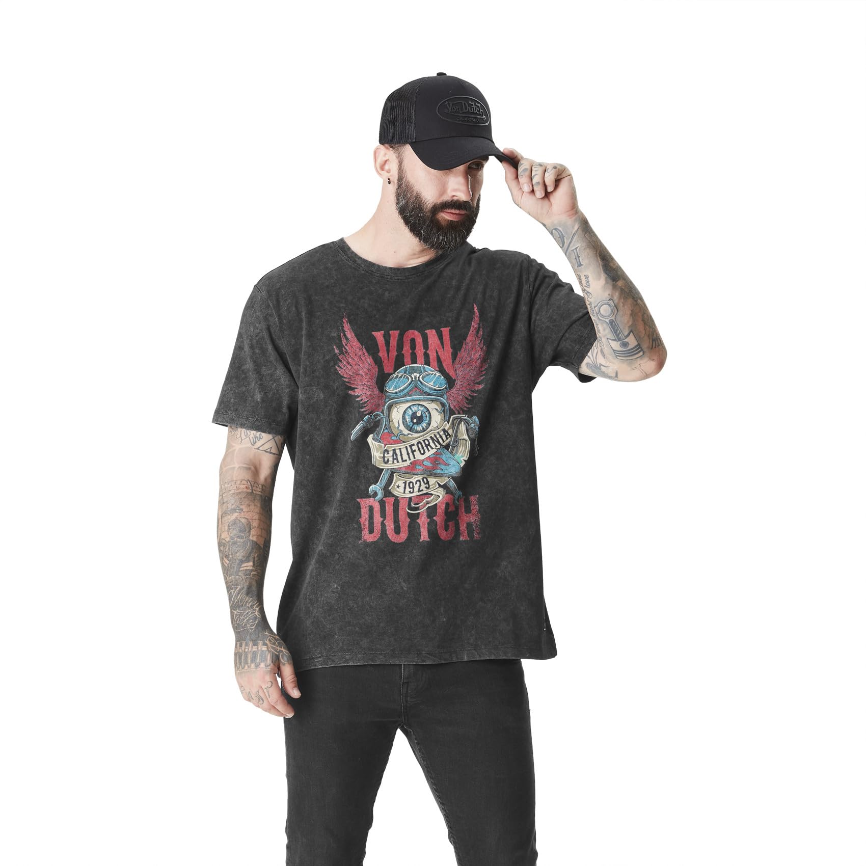 Tee Shirt Homme 100% Coton, T-Shirt Homme Kart, Col Rond & Regular fit