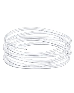 Pawfly Aquarium Airline Tubing 6.5 Feet Standard 3/16" Aquarium Tubing for Fish Tank Air Pump, Flexible Kink-Resistant Pure PVC Hose for Aquarium Garden Terrarium Pond