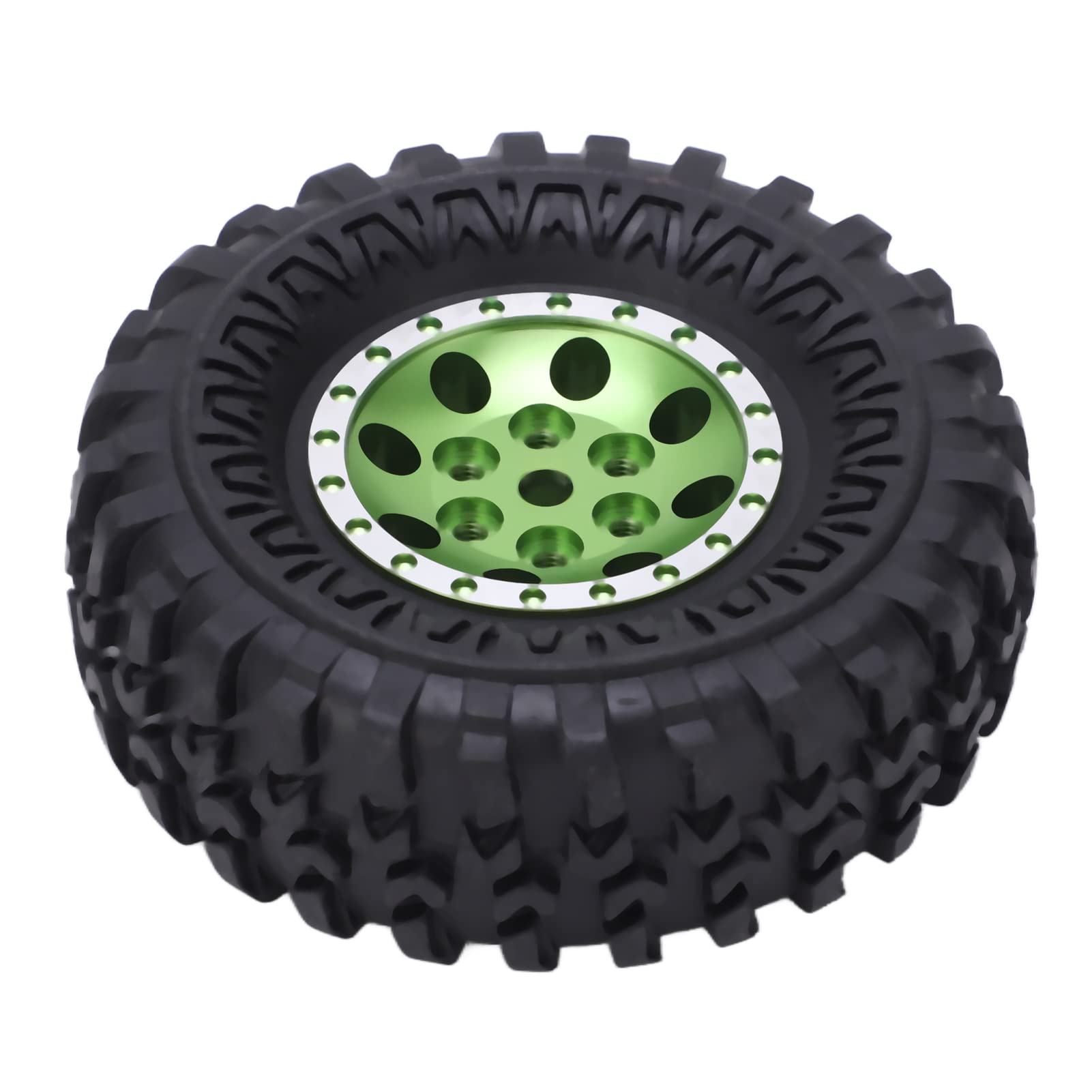 set 4 ruote a gomma in alluminio gomme morbide auto rc