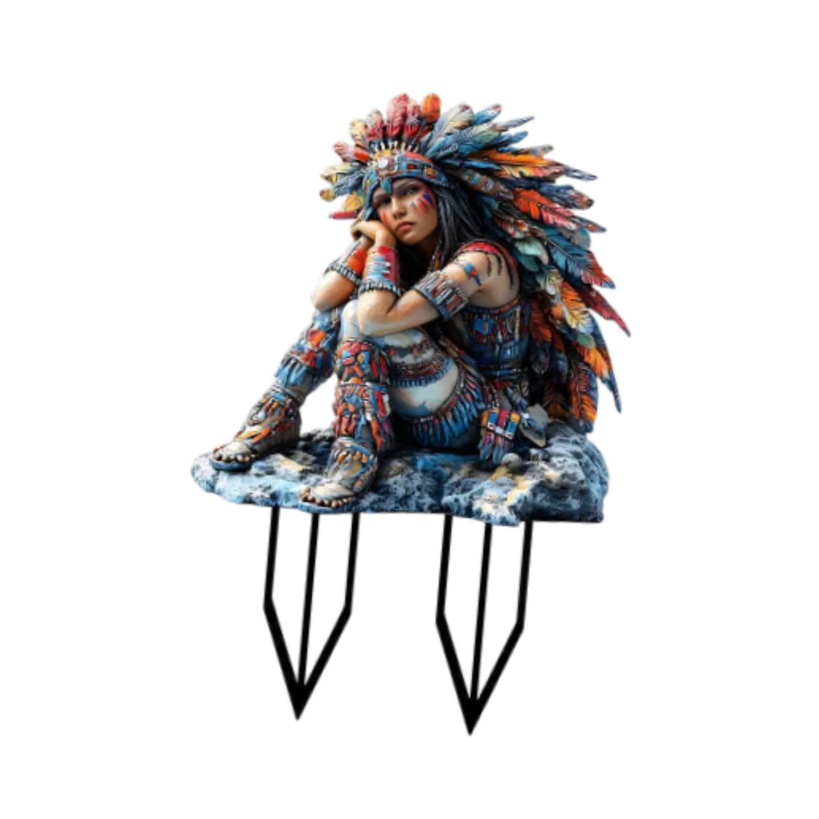 2D Outdoor Decorative Garden Stake Landscape Ornament for Yard Lawn Backyard-image-44