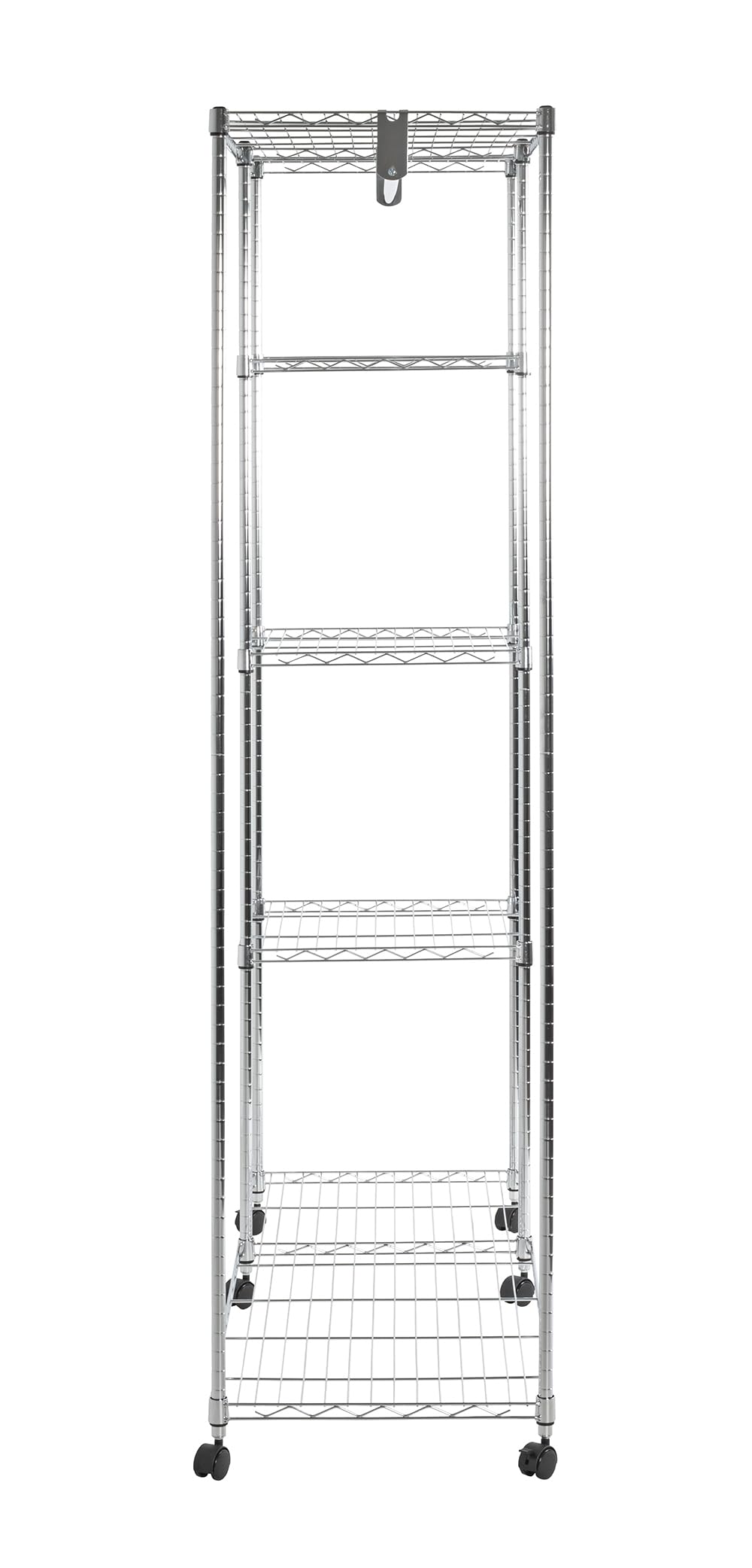 HAKU Wieszak rolkowy, metal, chrom, szer. 123 x gł. 45 x wys. 181 cm