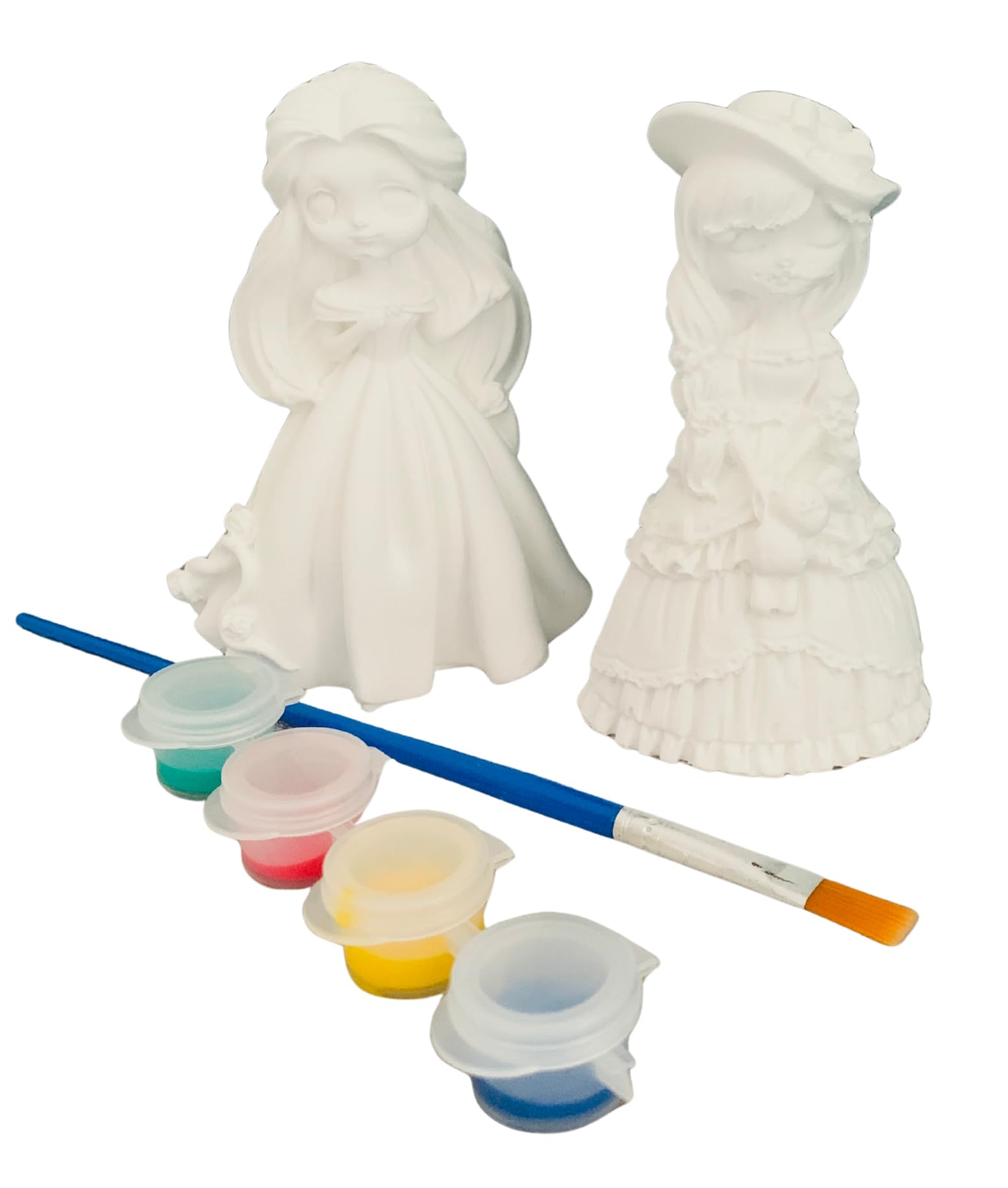 Paint Your Own Princess Ceramic Figurines Craft Kit