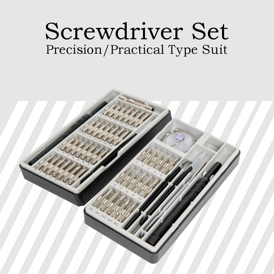 Brand Conquer 43 in 1 Interchangeable Multipurpose Mini Screwdriver Set Magnetic Slot Wrench Bits Repair Tools Kit Set Combination Screwdriver Set for Home Appliance, Laptop, Mobile, Computer 1