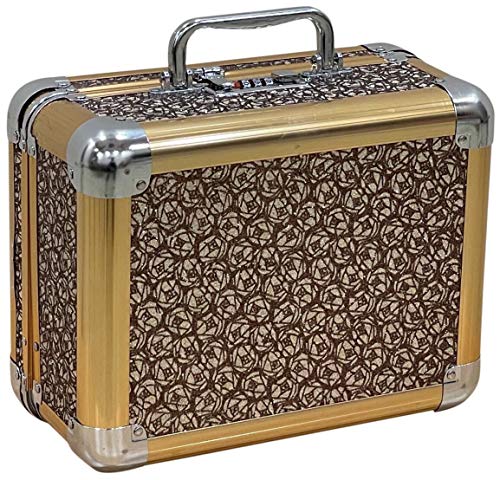 Image of Adson Professional Beauty Makeup Cosmetic Vanity Case /Box (COPPER)