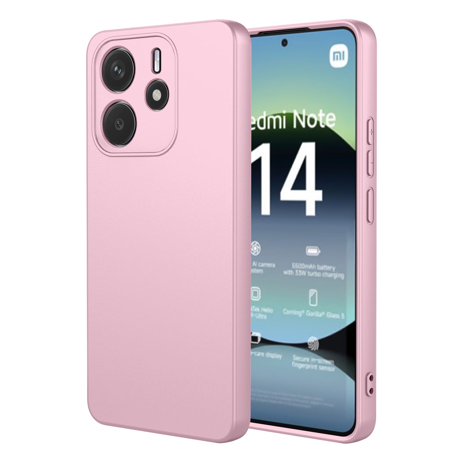 SEAHAI Cover Per Xiaomi Redmi Note 10 / Note 10S: Custodia Sottile Con Glitter E Anello Porta Carte, Morbida Al Tattoo E Antigraffio - Viola - 2