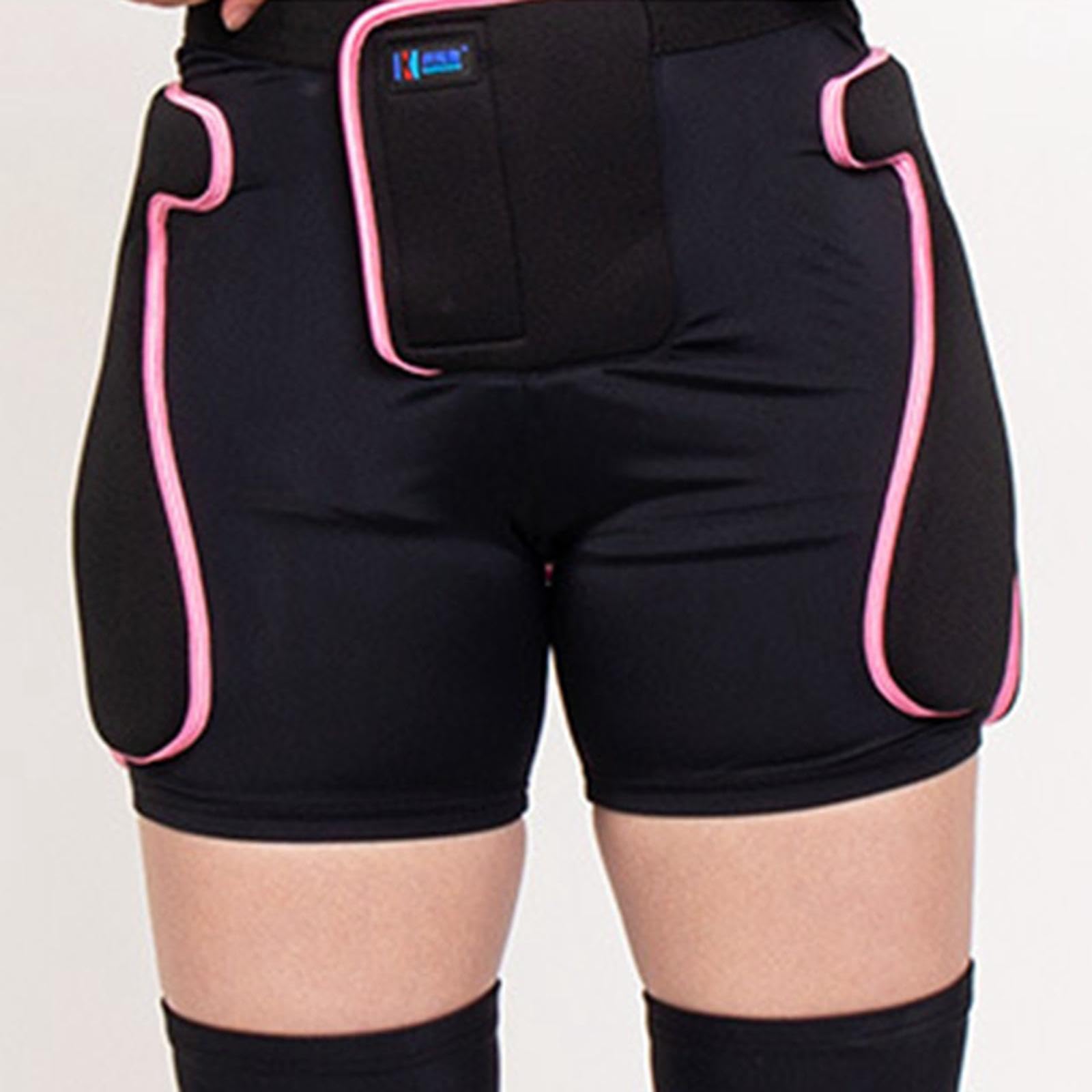 Short rembourré de Sport, Protection Professionnelle des Hanches, idéal pour Le Roller et Autres Sports de Plein air (Hommes et Femmes, vélo, Ski).