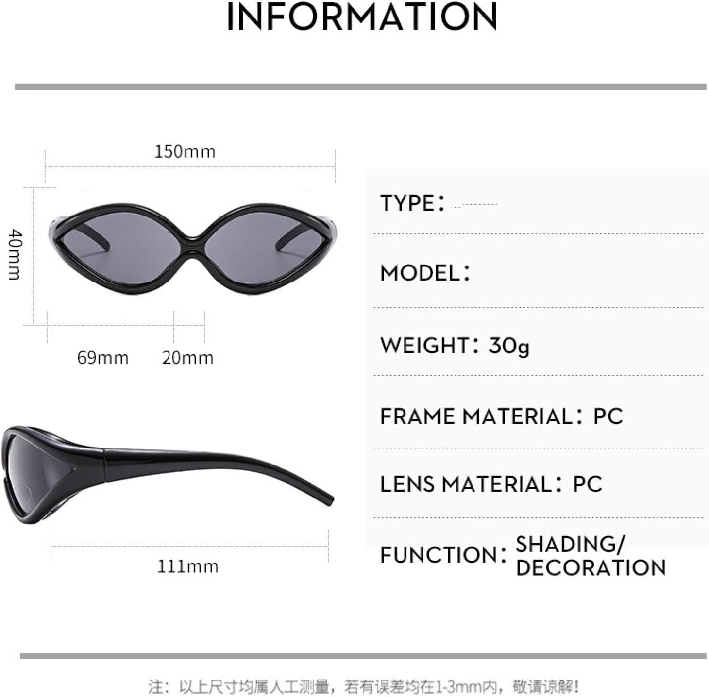 Trend Punk Cat Eye Hip Hop Sunglasses Women Men Luxury Outdoors Sports Sun Glasses Uv400