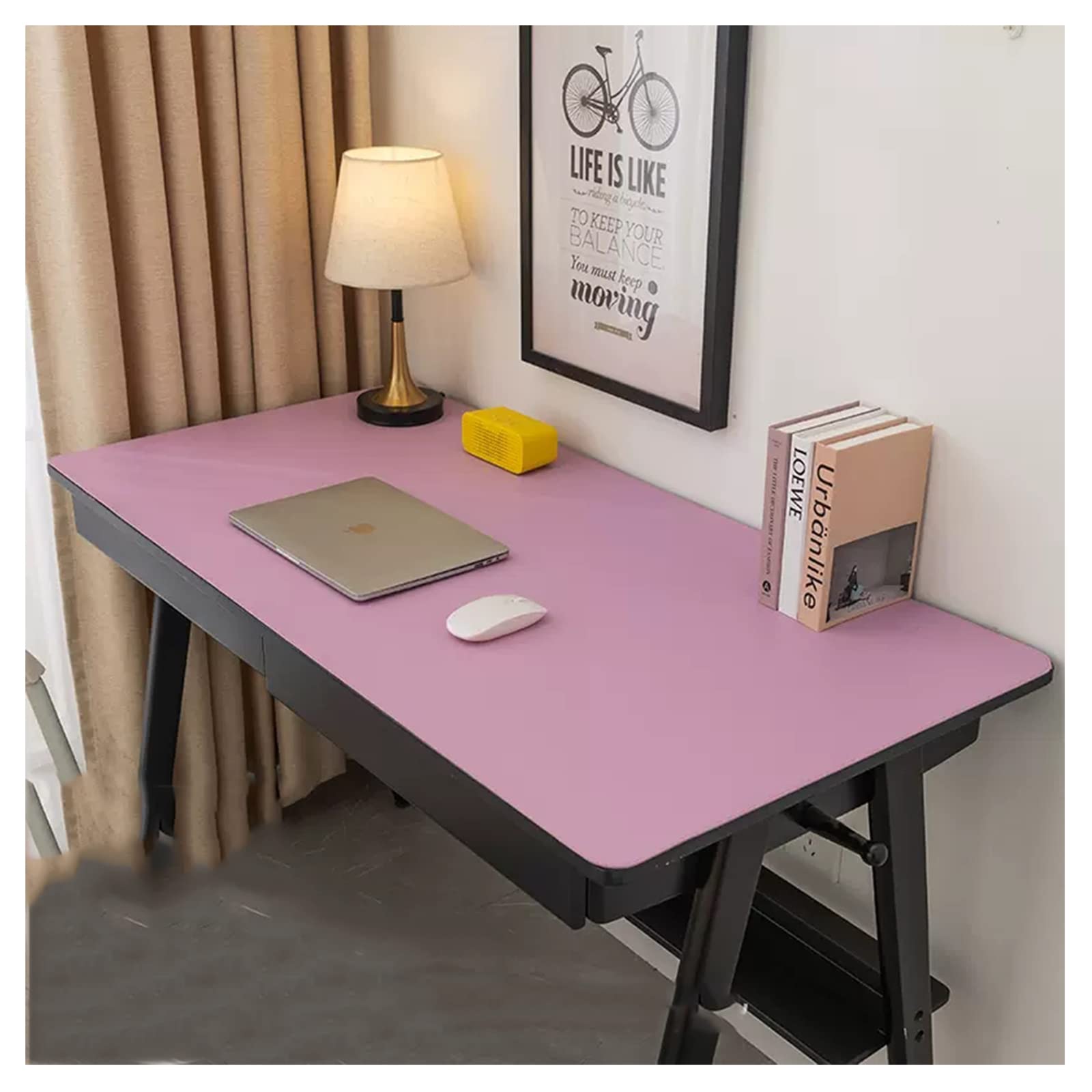 Grand sous-main en cuir imperméable antidérapant résistant à la chaleur pour table basse à manger (40 × 120 cm, couleur : gris)