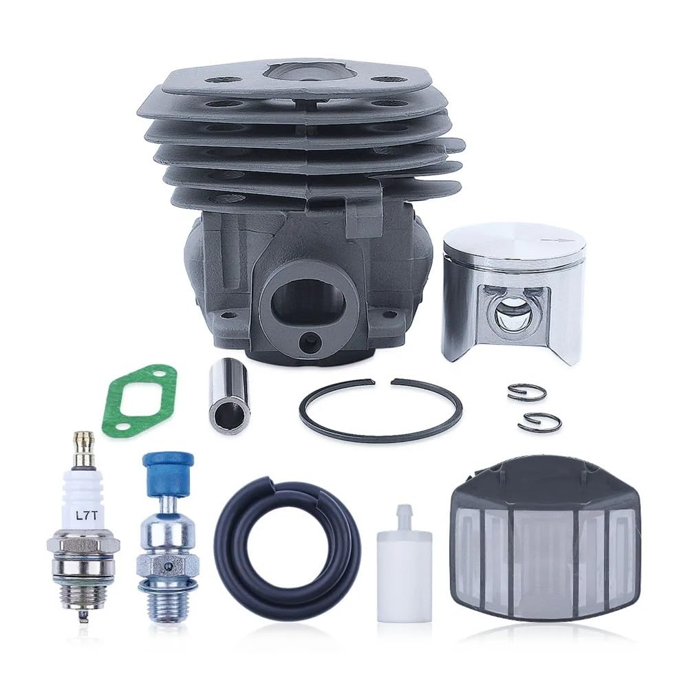 Kit de línea de Gas de Filtro de Combustible de Aire de pistón de Cilindro for Motosierra Jonsed CS 2159 CS 2156 CS2159 CS2156 EPA 47mm Puerto de Gran Cilindro Niksl