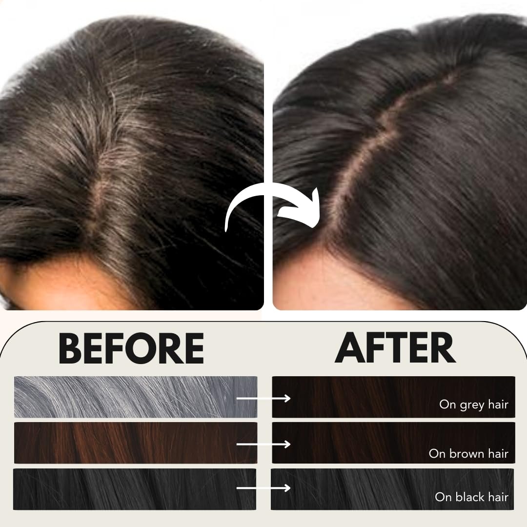 Paradyes Dark Brown Hair Color | Timeless Hair Tint for Grey Coverage | No PPD, Ammonia or Resorcinol | Long-Lasting Crème Formula | 3.0 Dark Brown | 120g