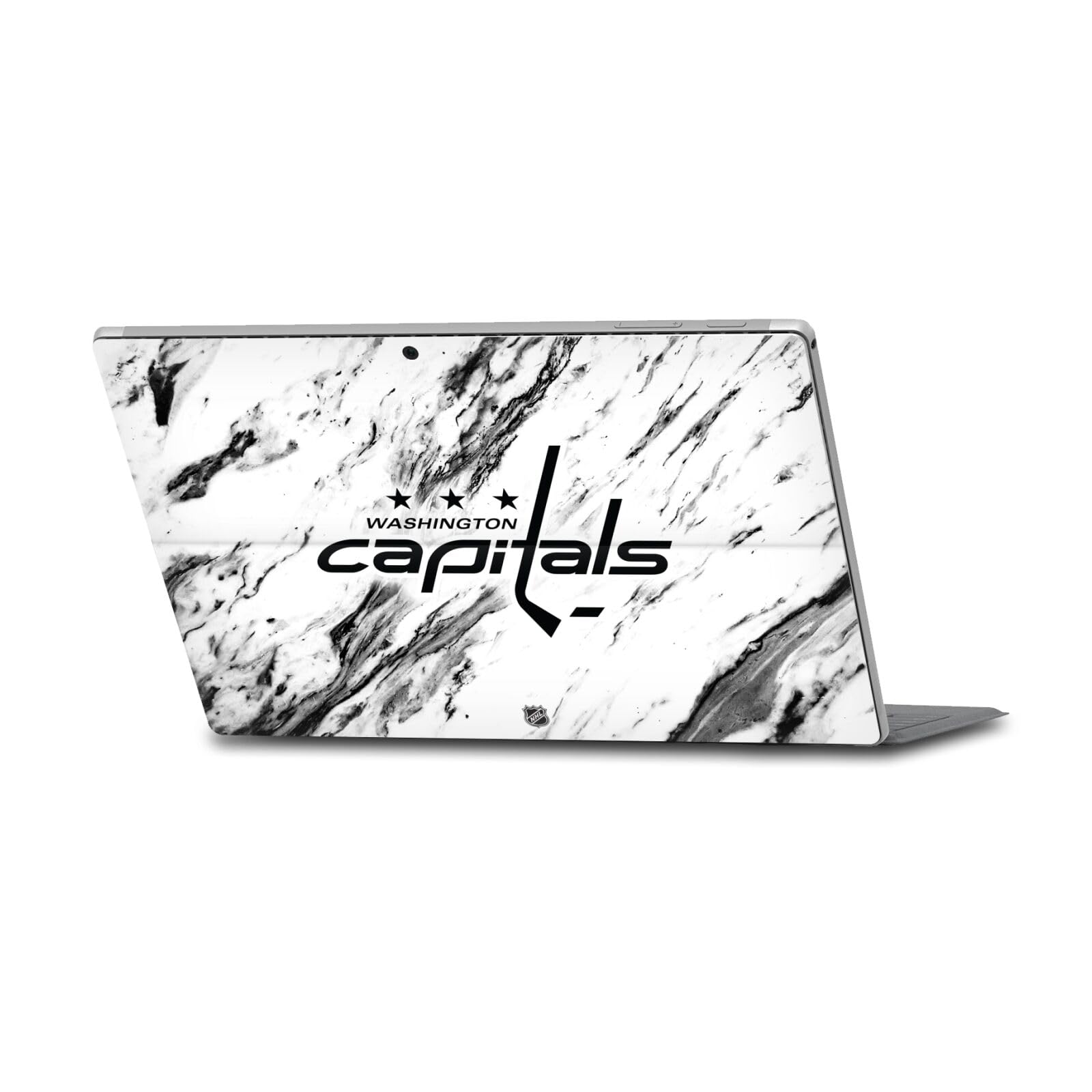 Head Case Designs Officially Licensed NHL Marble Washington Capitals Vinyl Sticker Skin Decal Cover Compatible with Microsoft Surface Pro 4/5/6