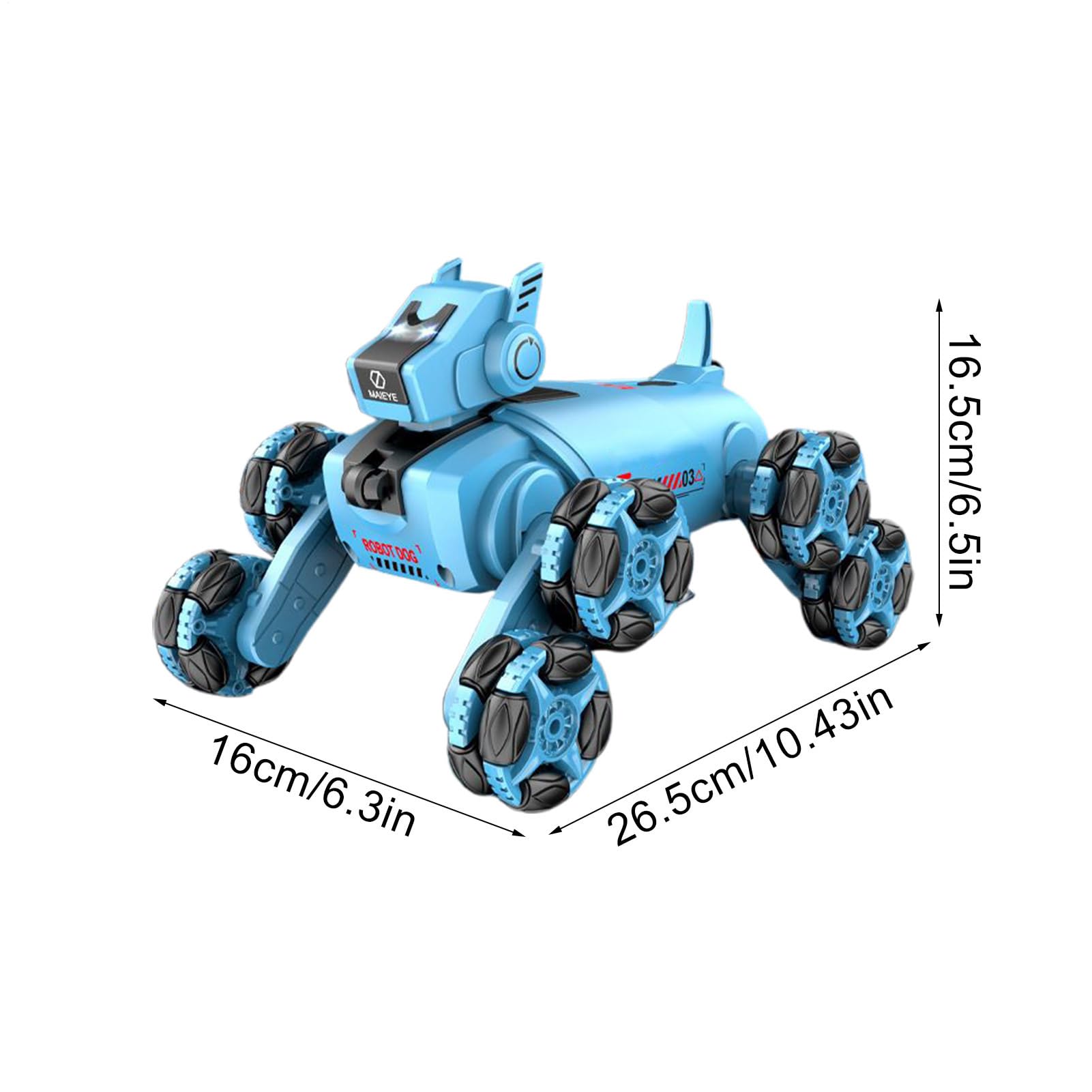 Cane robotico, cani robotici per bambini Smart 8WD acrobatico cani robot