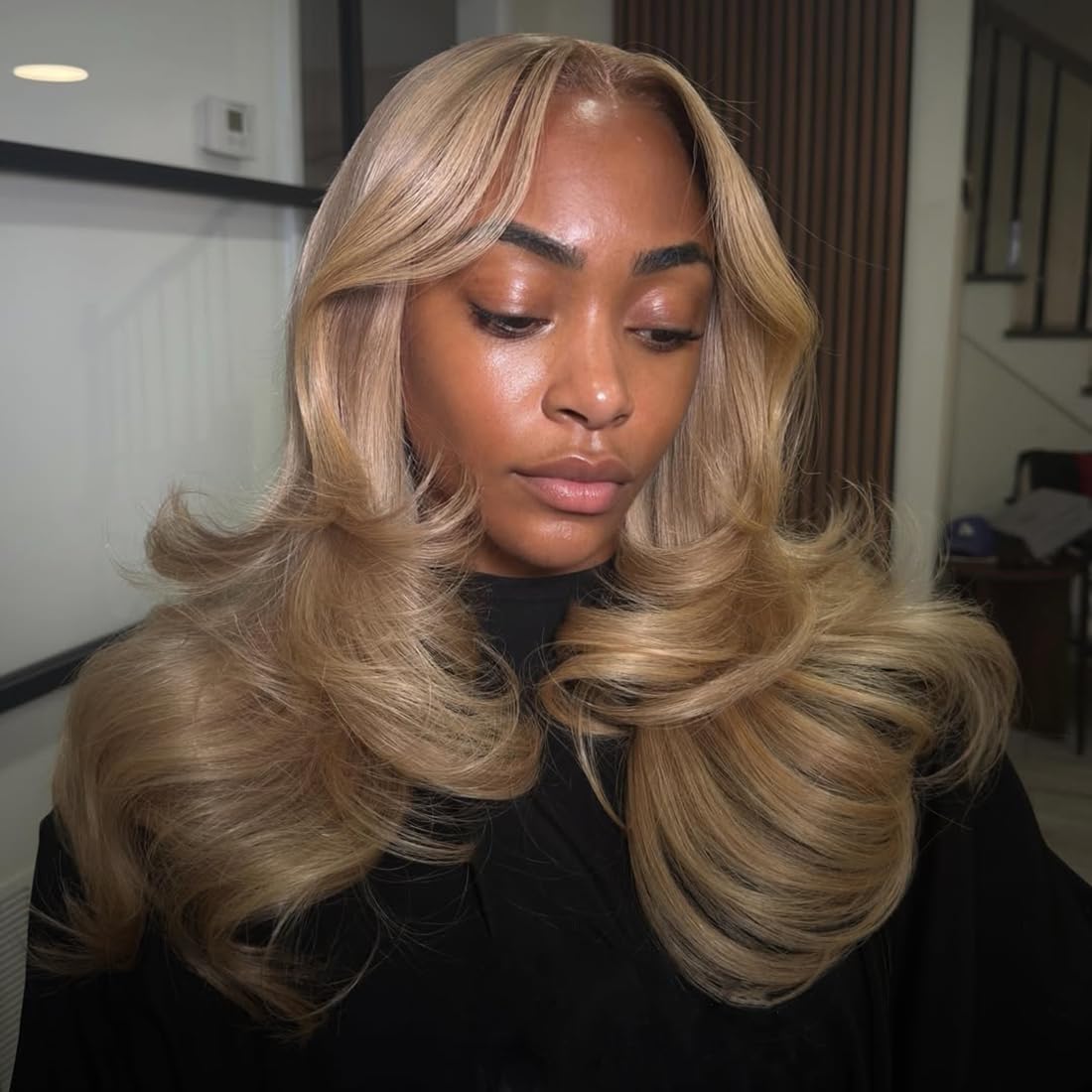 Koinu 200% Density Ash Blonde Wig - Body Wave Lace Front