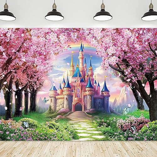 Fondo Fotográfico Riyidecor Castillo Princesa 7x5 Pies miniatura 1