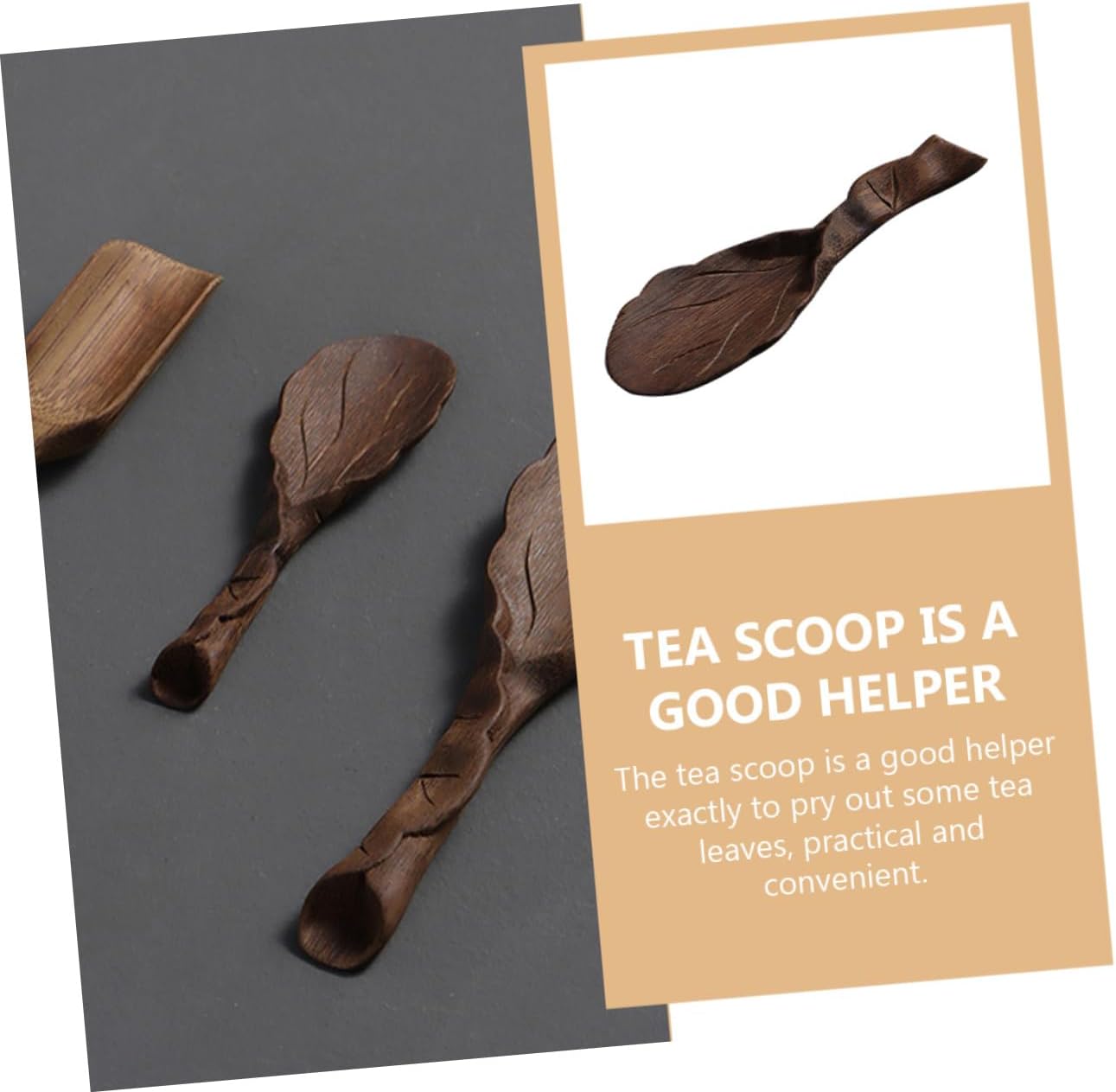 Bamboo Tea Scoop Set Handcrafted Bamboo Tea Spoon for Home Brewing and Ceremonies