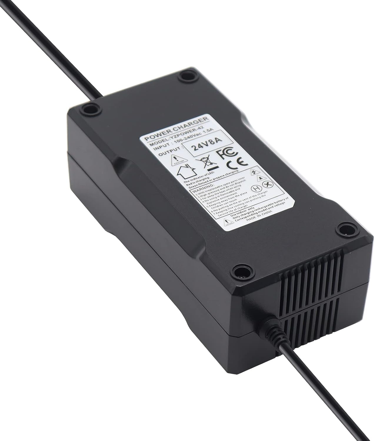 24V 8A Battery Charger with XLR Connector for EA1065, S150 180 X-CEL, Jazzy 1107 614HD, Invacare Pronto M51, CH5404 Smart