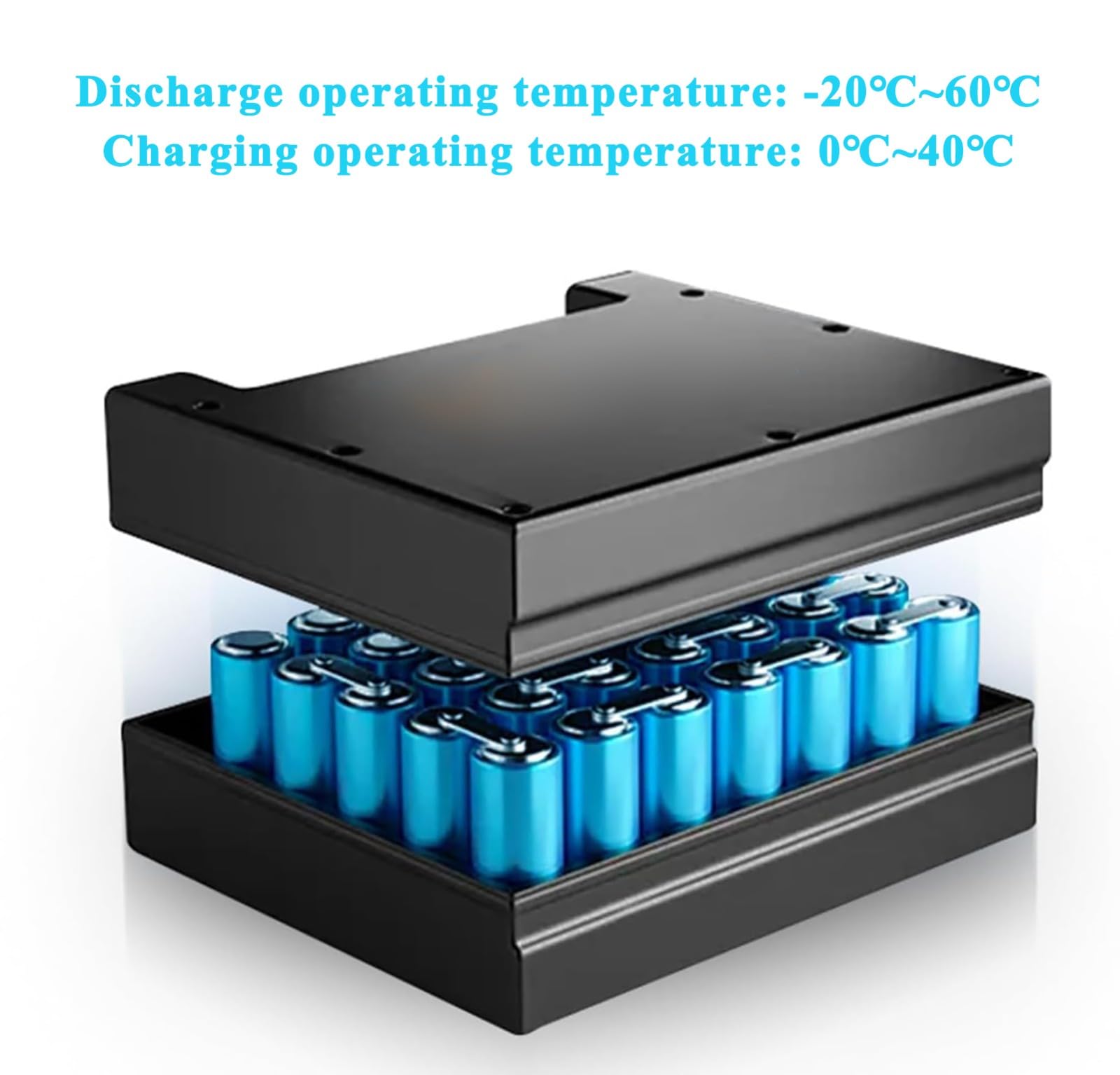 Batería para Silla De Ruedas Eléctrica, Batería De Litio para Silla De Ruedas Eléctrica con Placa De Protección BMS Integrada, Conector Anderson Rojo.