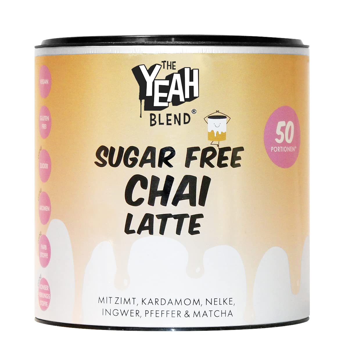 The Yeah Blend Chai Latte Sugar Free Powder