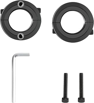 Gas Lift Cylinder Holder,Fix Sinking Office Chair-Chair Saver Kit Stainless Steel Shaft,Wrench and nut,Removal Tools Sets for Replace Office Chair Cylinder 28mm/1.1-Inch2 Pcs
