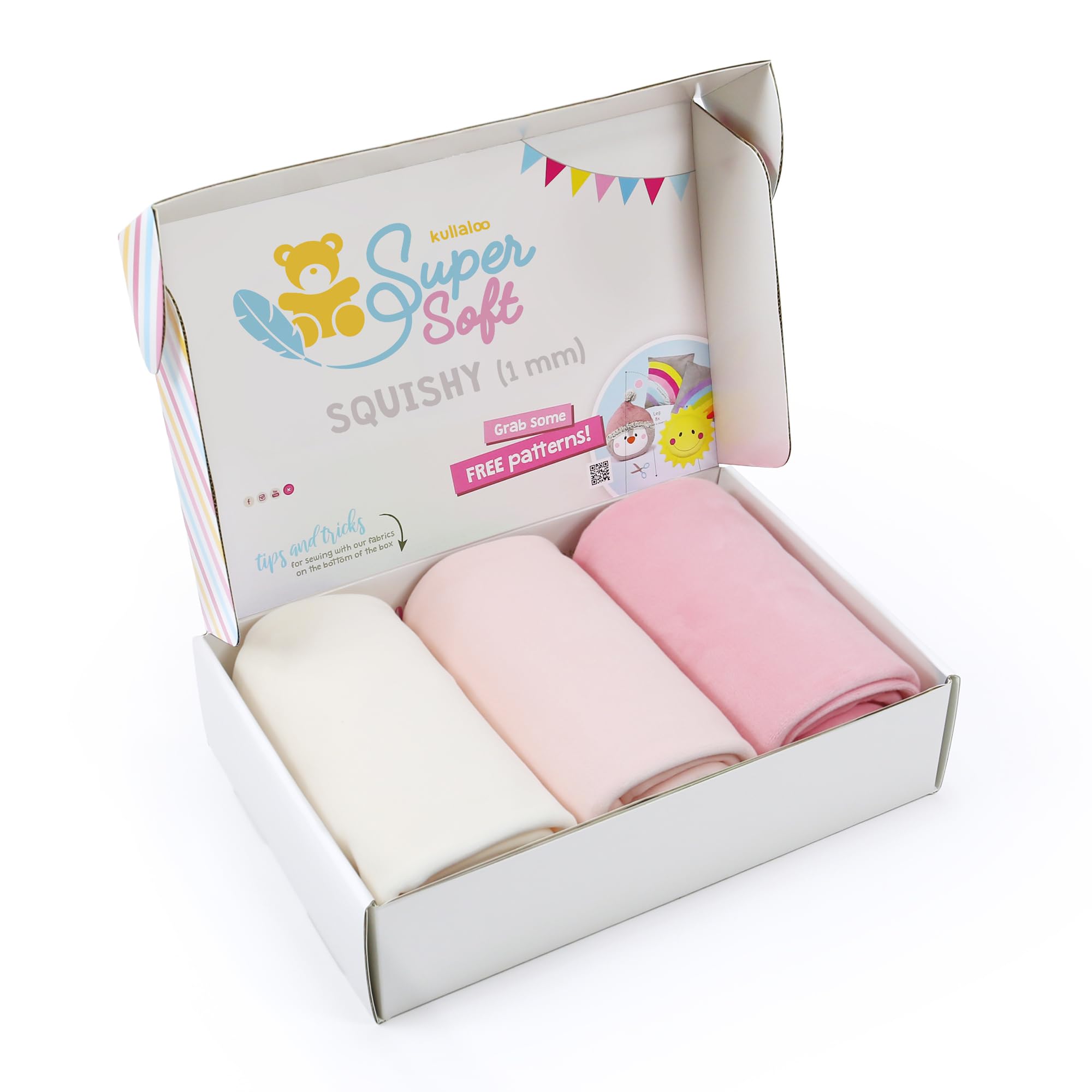 Amazon.com: kullaloo Mochi Minky Fabric Bundle | Super Soft