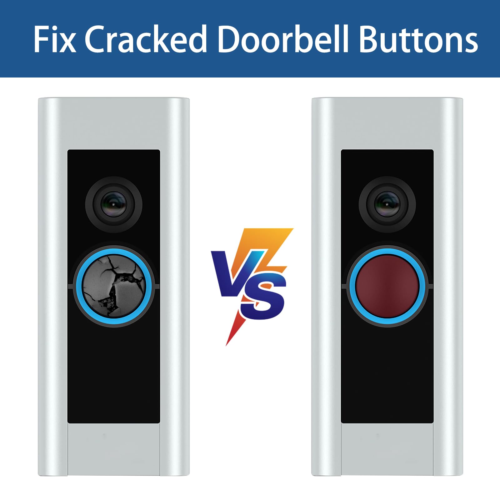 Ring Doorbell Parts Kit Doorbell Button, Replacement Doorbell