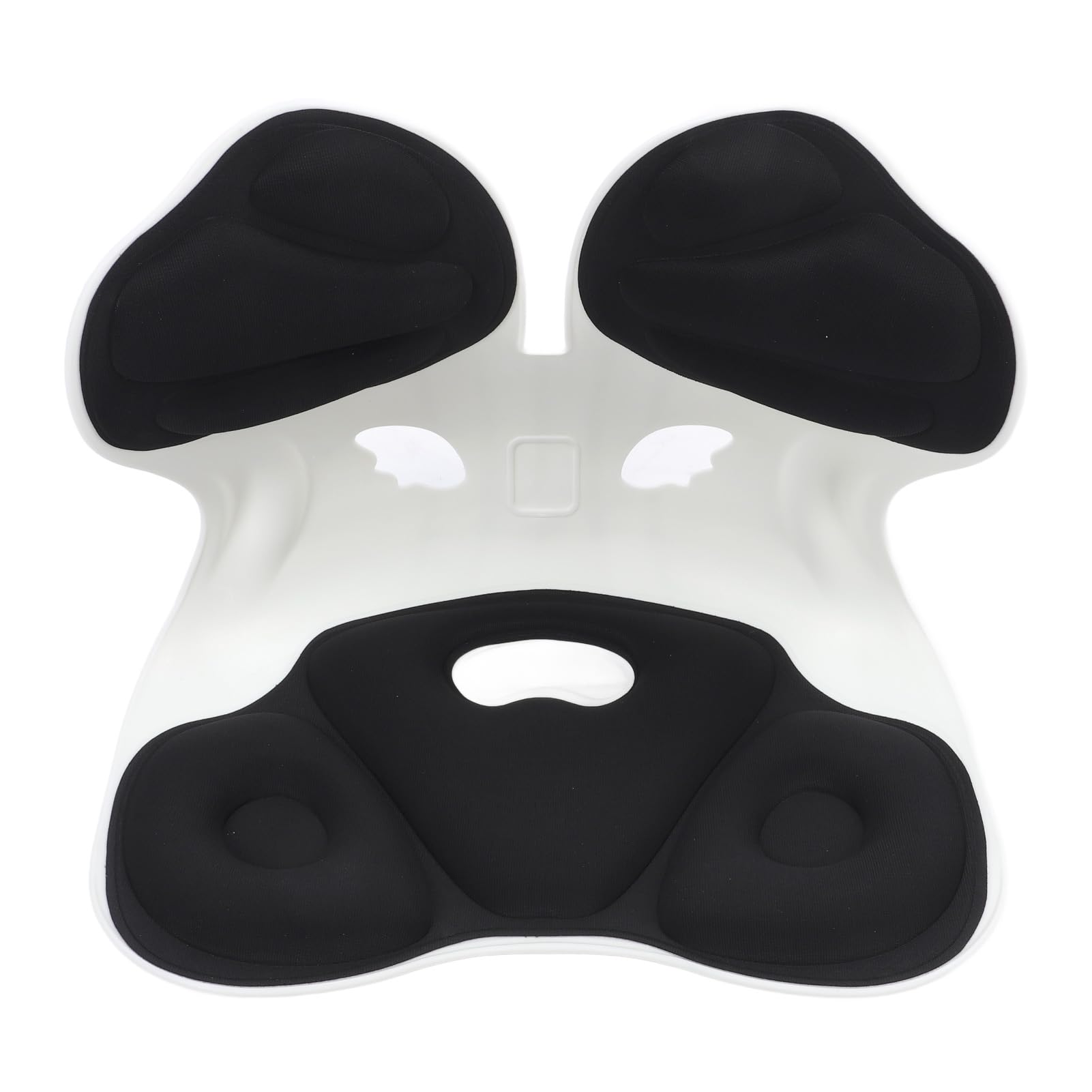 Cojín de Soporte Lumbar para Asiento de Suelo, Respaldo (Black)