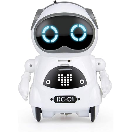 Amazon ミニ ポケットロボット 国内正規品 日本語説明書付き コミュニケーション スマート ダンス 音楽 英語 ロボットおもちゃ 子供 男の子 女の子 誕生日 子供の日 クリスマス プレゼント 電動ロボット おもちゃ