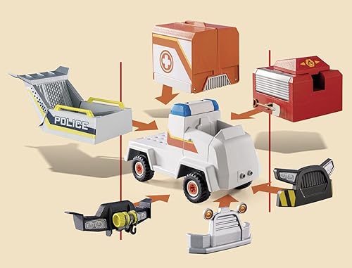 Miniatura 6 de Playmobil Duck On Call - Vehículo de emergencia de ambulancia