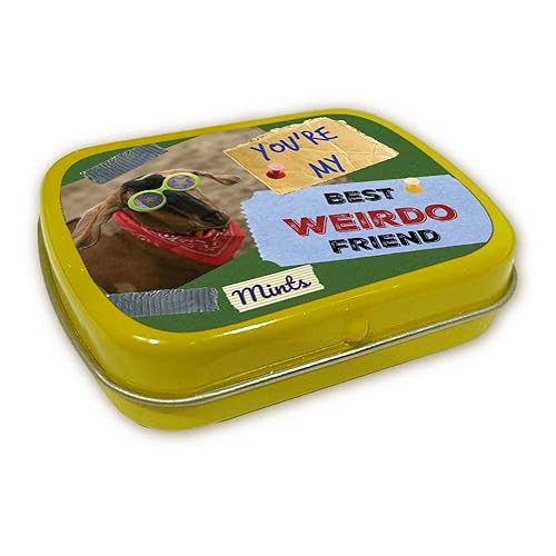 Miniatura 5 de You're My Best Weirdo Friend Mints – Divertido diseño de cabra de menta – Caramelos novedosos para amigos – Mentas de aliento de gaulteria, sin